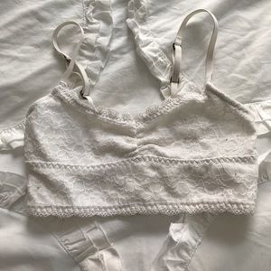 Lace Bralette Abercrombie Kids Size Small